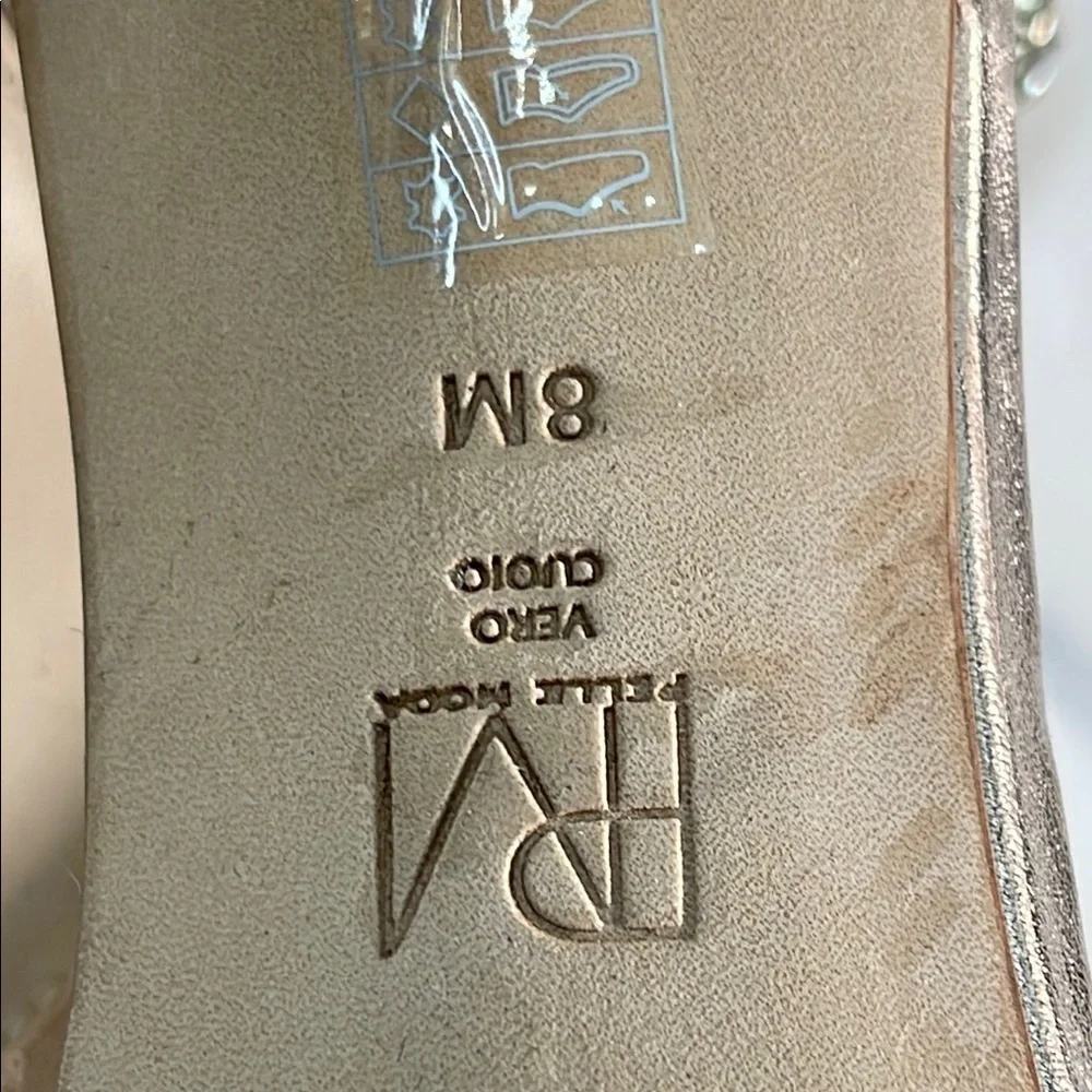 Pelle Moda Frisk Embellished In Snake and Gold Size 8M - previously worn - Picture 6 of 6